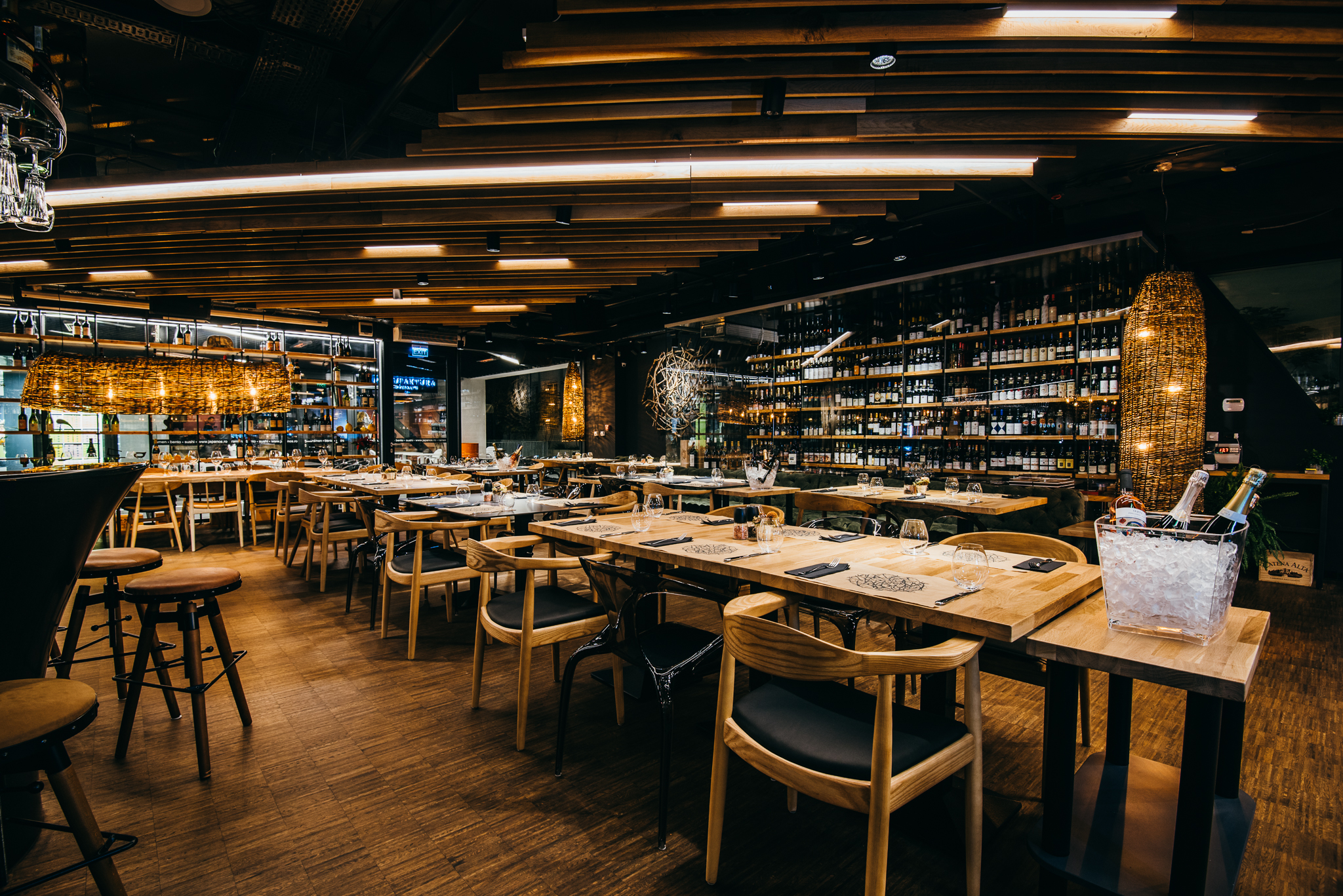 Interior Gastrolab cu sistem de sonorizare ambientală